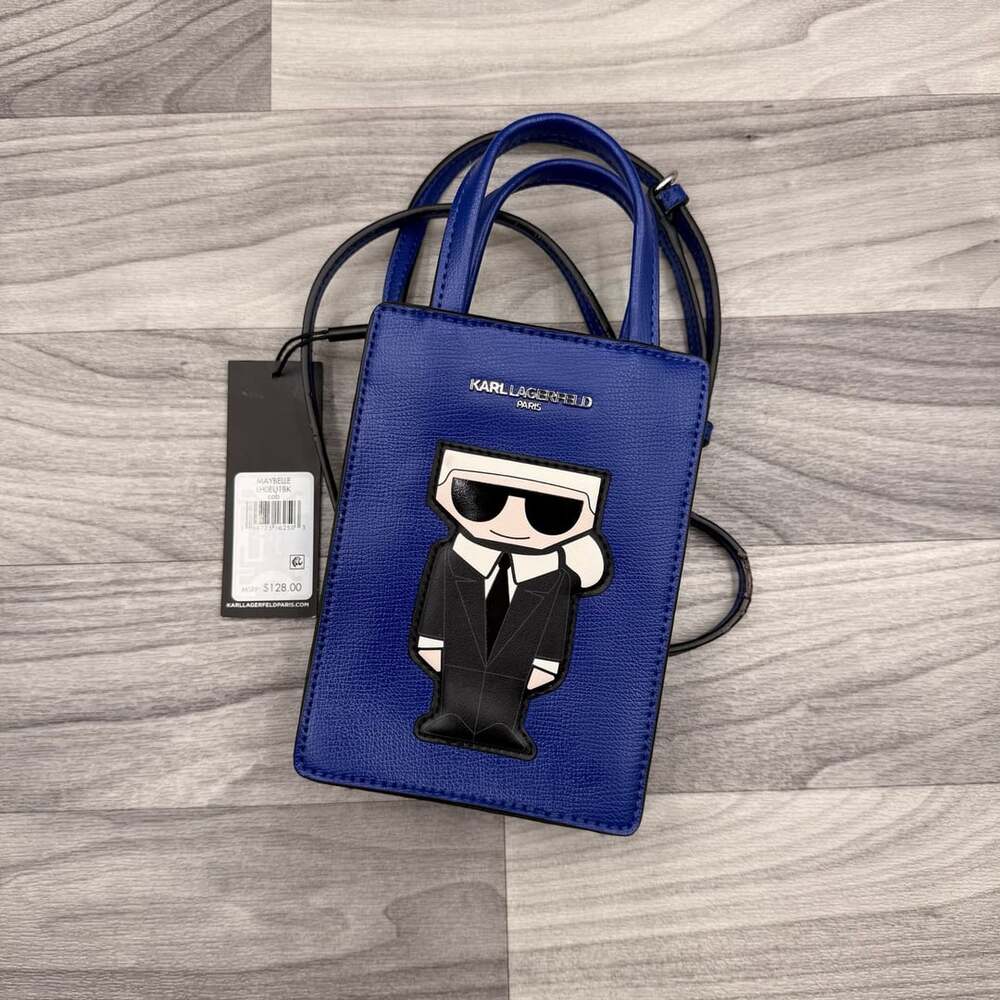 Karl Lagerfeld Paris Maybelle Crossbody Bag Blue